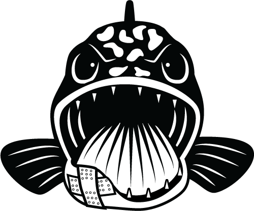 Ripalip Logo - Logo Fishing Angler (500x416), Png Download