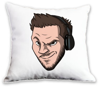 Emote Lewd/hke 14" Pillow - Emote (440x379), Png Download