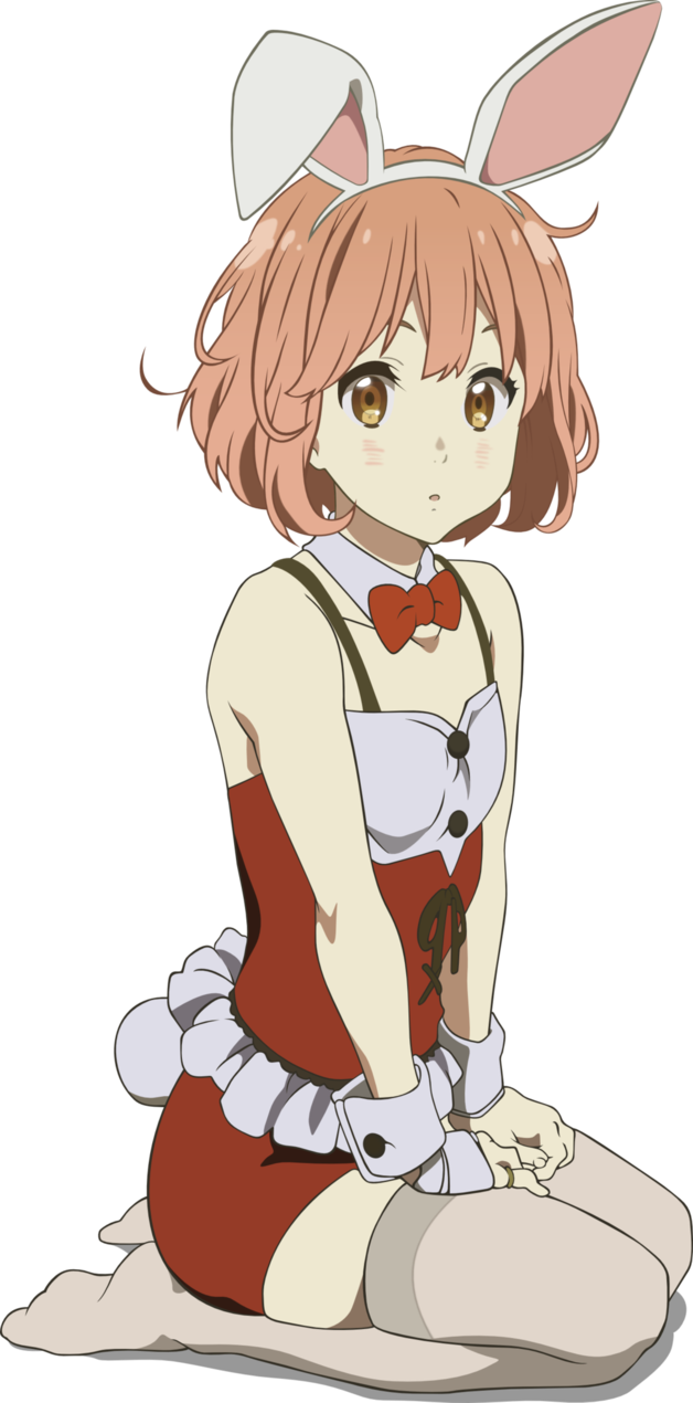 Kyoukai No Kanata Mirai Bunny (628x1270), Png Download