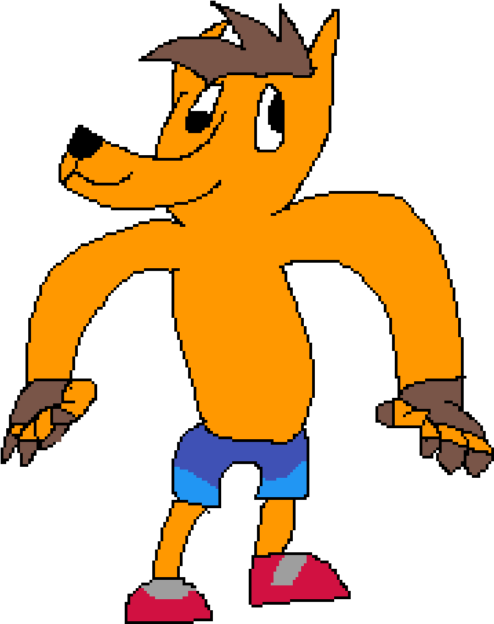 The Most Skinniest Bandicoot You've Ever Seen - Cartoon (720x1000), Png Download