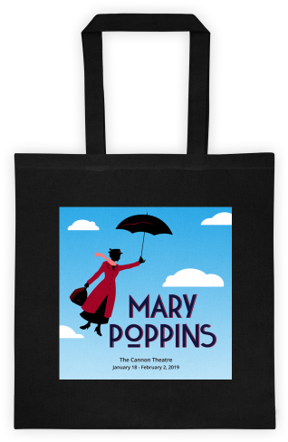 Mary Poppins - Totebag - Tote Bag (500x500), Png Download