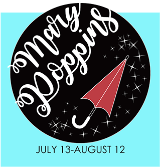 Mary Poppins - Georgetown Palace Theatre (350x350), Png Download