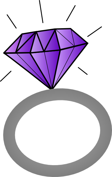 Diamonds Clipart Amethyst - Blue Diamond Clipart (378x596), Png Download