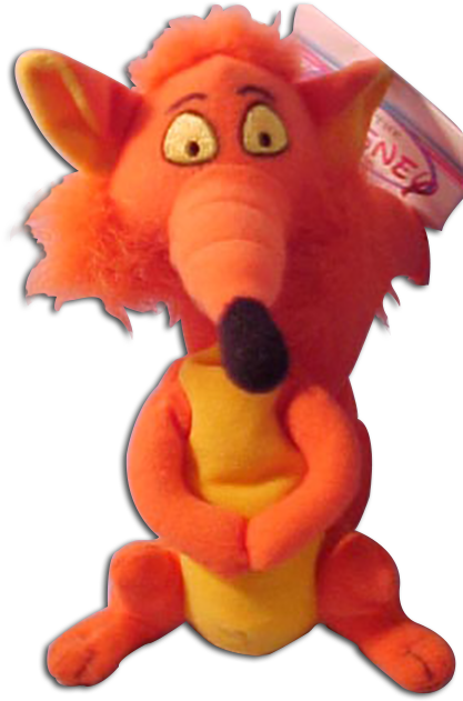 Mary Poppins Orange Fox Plush Toy Disney Store Bean - Heffalumps And Woozles Plush (423x634), Png Download