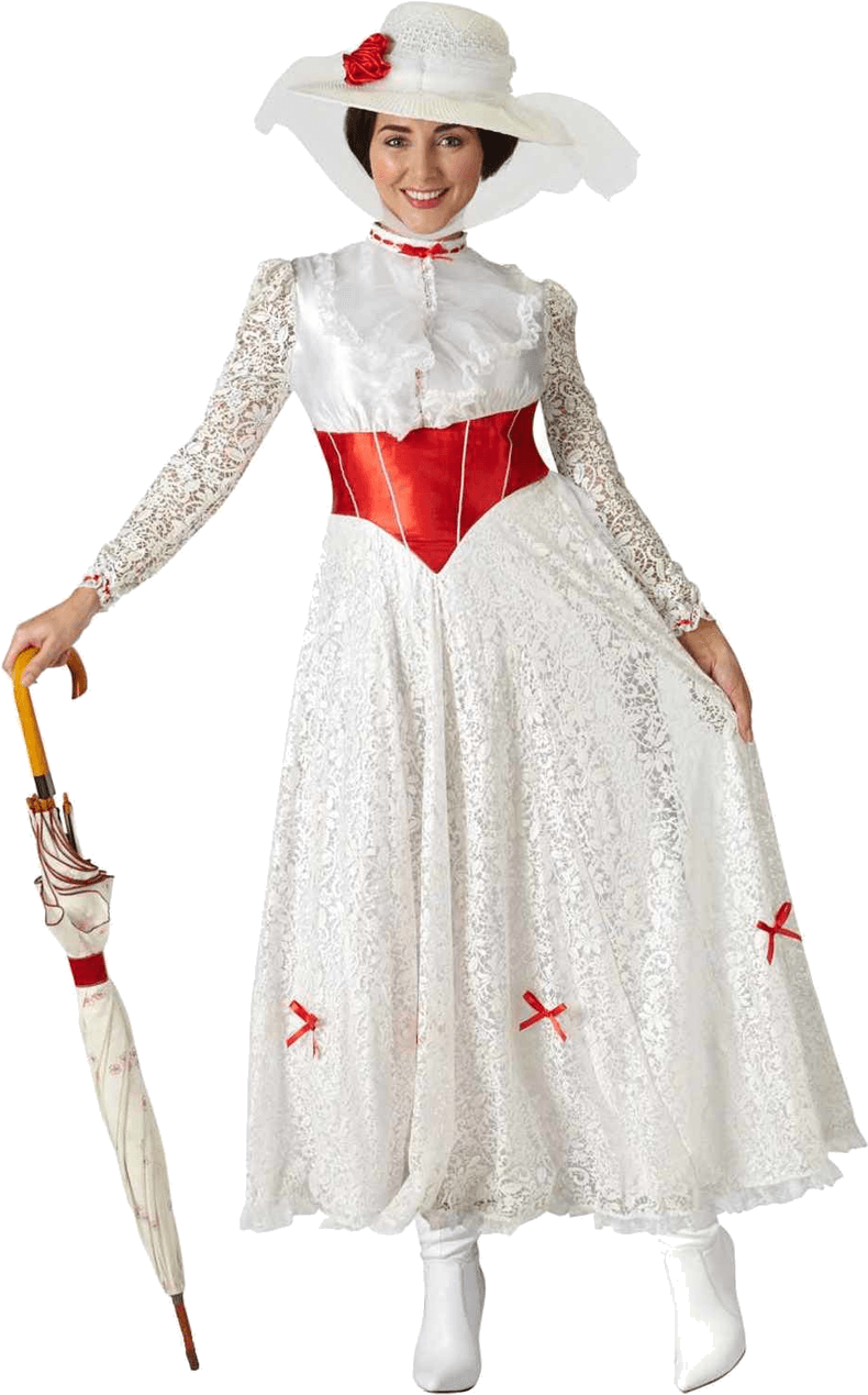 Mary Poppins Fancy Dress Adults (800x1268), Png Download