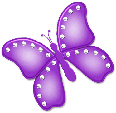 Purple Butterfly Png - Butterfly (417x373), Png Download