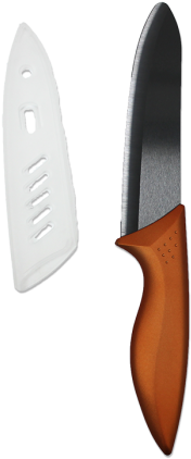 Copperhead Collection 6" Carver/chef Knife Black Ceramic - Utility Knife (700x467), Png Download