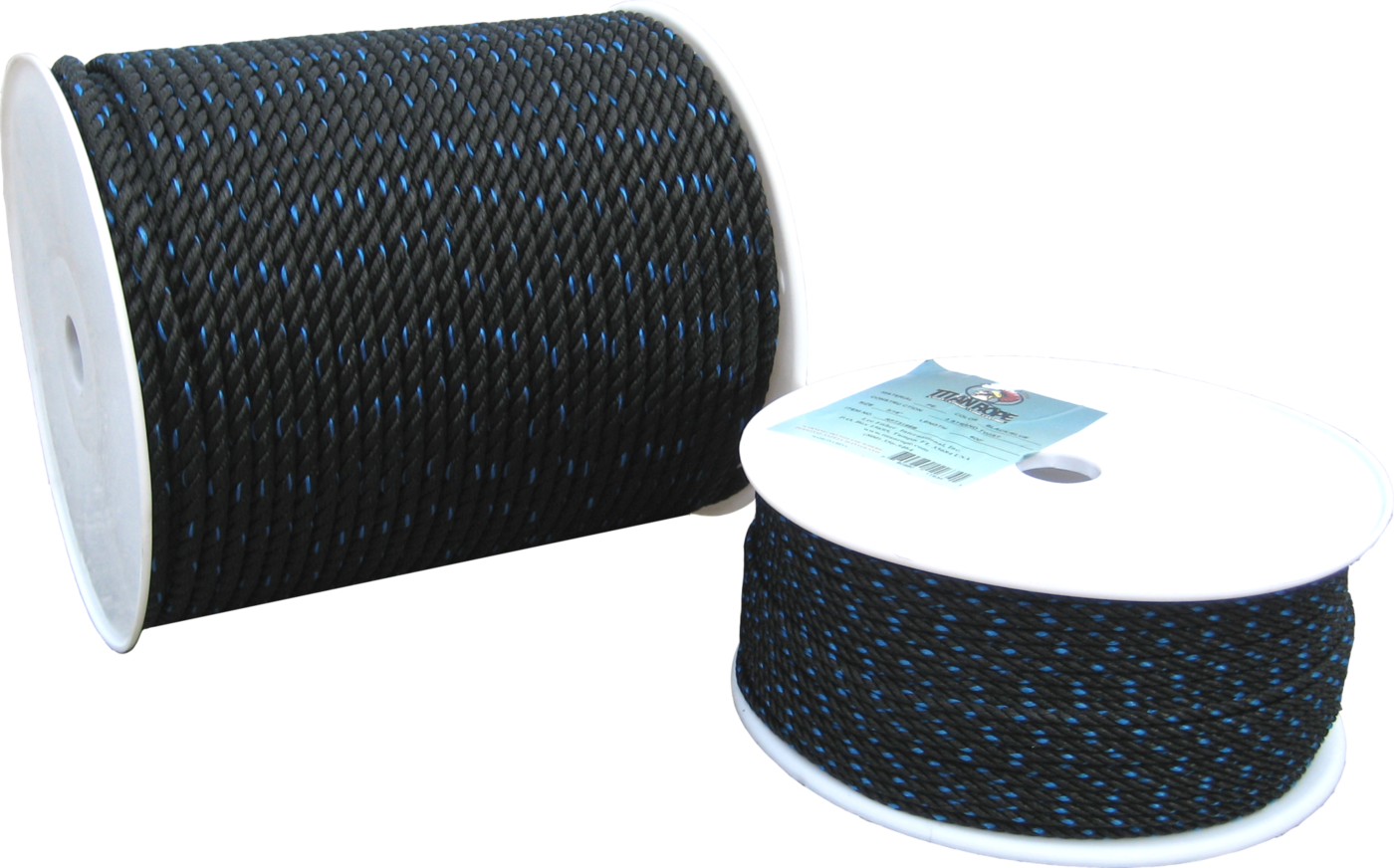 Twisted Polyethylene Rope In Spool - Rope (1400x872), Png Download