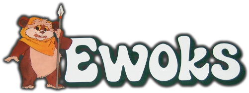 Ewoks - Ewoks Logo (500x281), Png Download