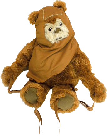You Can Take This Cute Little Ewok Everywhere You Go - Wicket W. Warrick (343x438), Png Download
