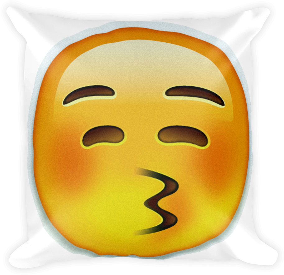 Kissing Face With Closed Eyes - Emojis Kissy Face (1000x1000), Png Download