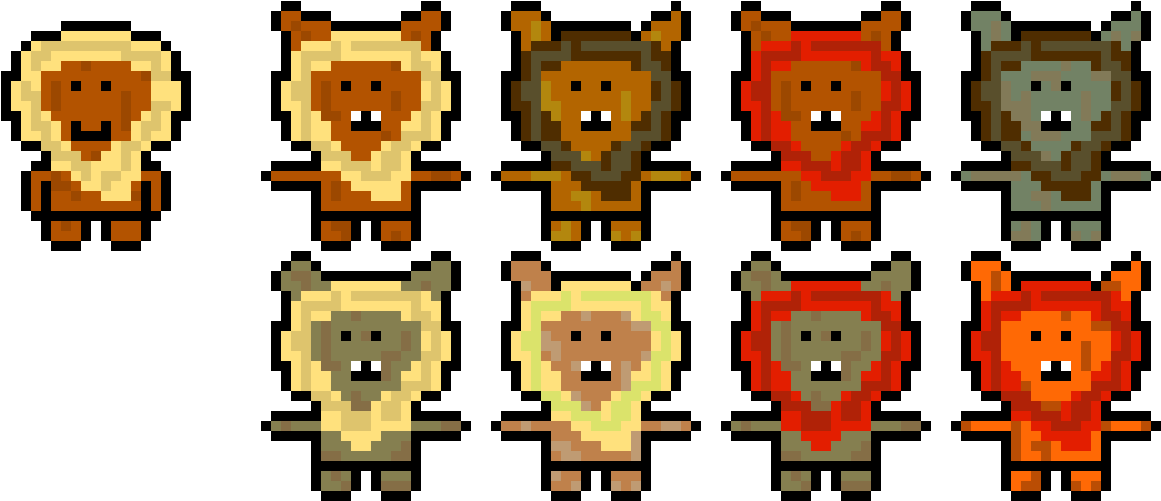 Ewok - Cartoon (1290x620), Png Download