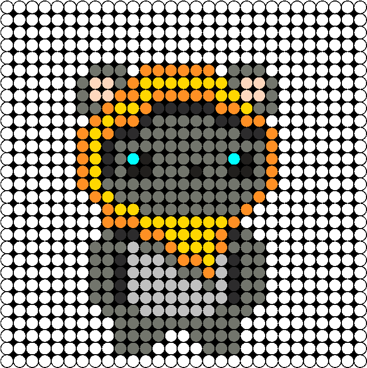 Ewok Perler Bead Pattern / Bead Sprite - Hama Bead Pattern Star Wars (770x767), Png Download
