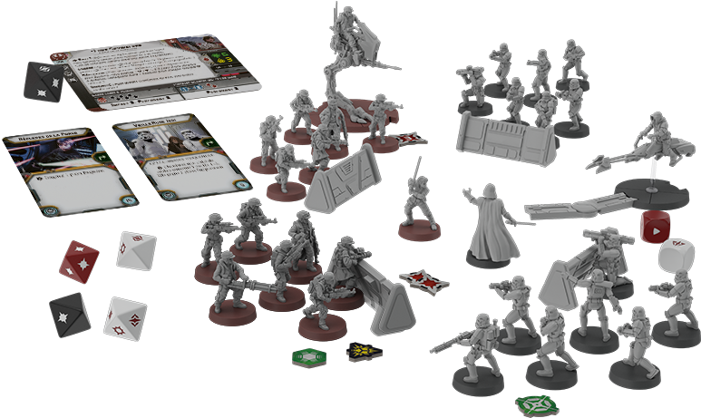 Swl01 Gallery 1 Fr - Star Wars Legion Miniature Game Core Set (880x460), Png Download