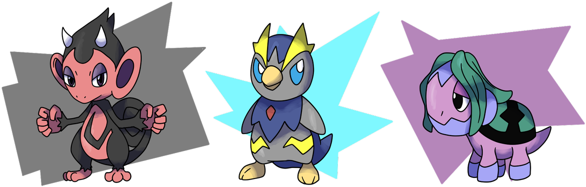 Chimchar Has Become Dark / Fire, Piplup Has Become - Chimchar (1200x407), Png Download