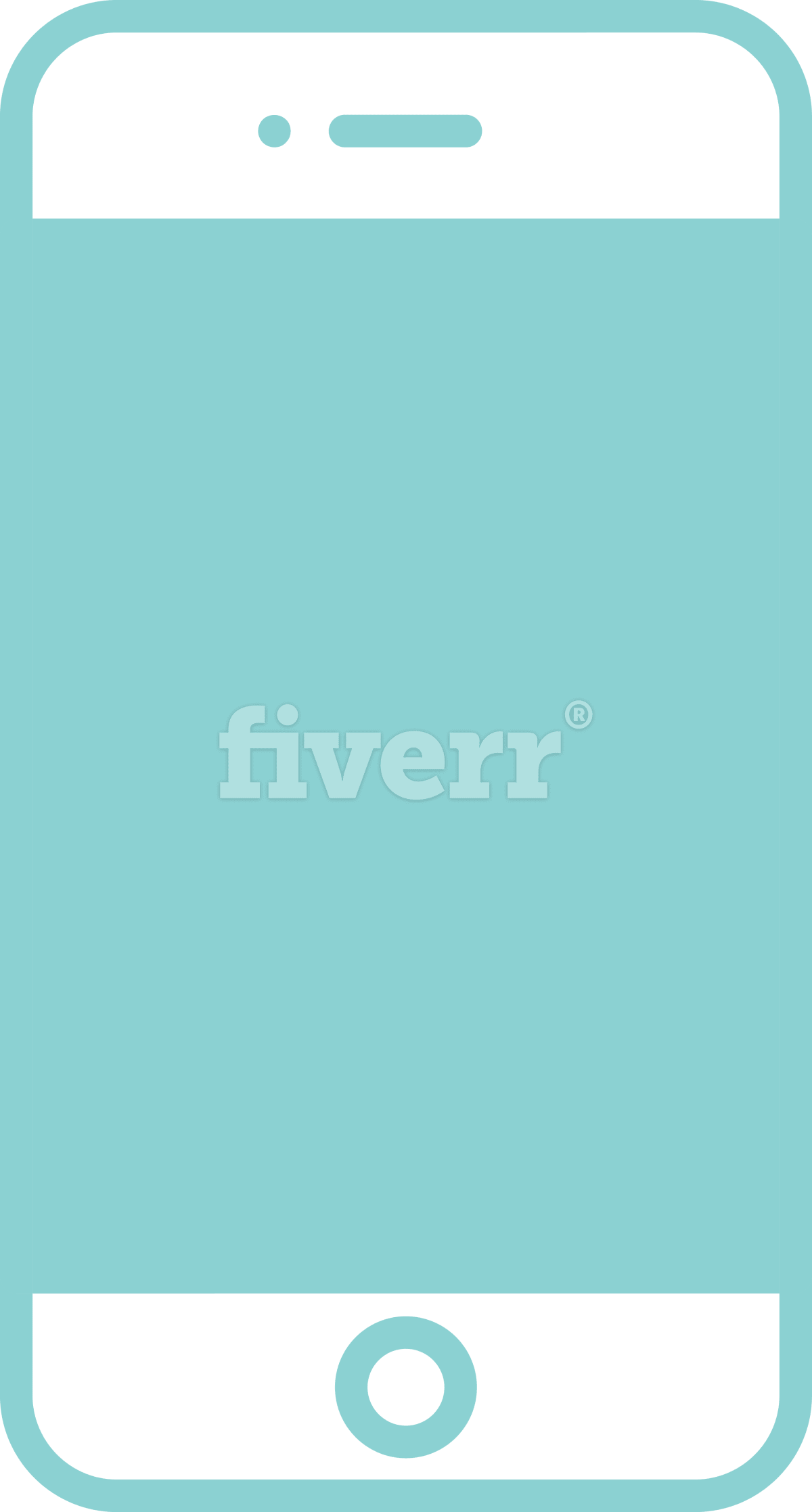 Fiverr (1200x2235), Png Download