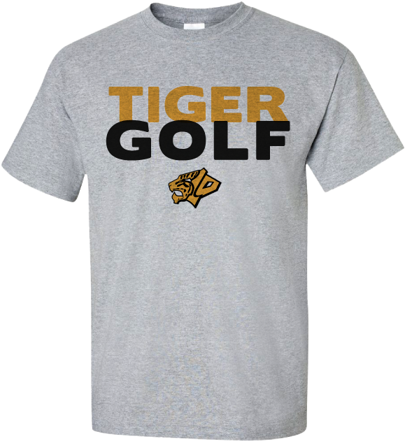 Slohs Tiger Golf Tee - Hairdresser Arrow Circle Frame Monogrammed Unisex Tshirt (600x733), Png Download