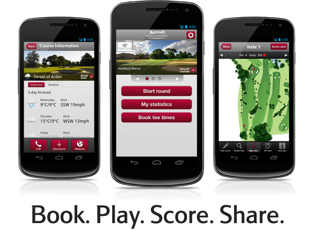 Golf App On Mobile Phones - Mobile Phone (640x468), Png Download