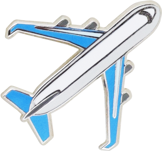 Airplane Emoji Pin - Clutch (710x710), Png Download