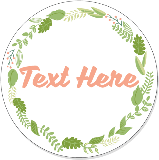 Leafy Wreath - Cast All Your Anxiety On Him Because He Cares For You (620x620), Png Download