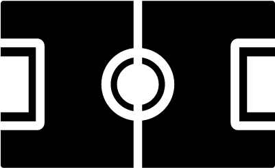 Soccer Field Top View Vector - Symbol Football Field (400x400), Png Download