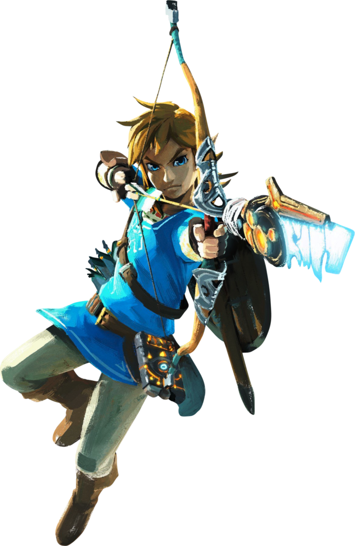 Breath Of The Wild Zelda Png Jpg Library - Link Archer Amiibo - The Legend Of Zelda: Breath Of (721x1109), Png Download