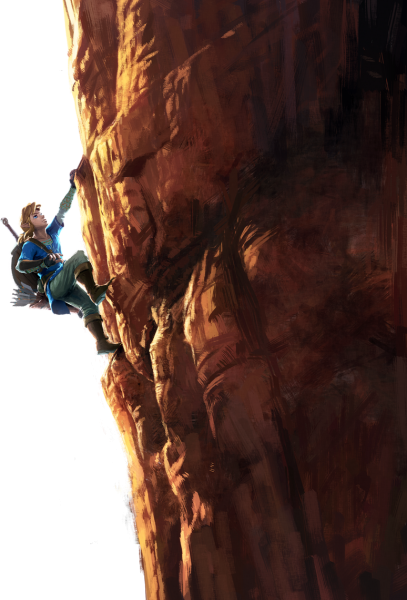 The Legend Of Zelda - Breath Of The Wild (407x600), Png Download