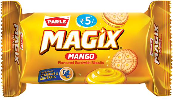 Magix Creme Mango Round - Parle Magix (600x600), Png Download