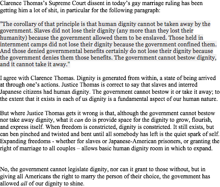 I Agree With Clarence Thomas - Obesity (432x367), Png Download