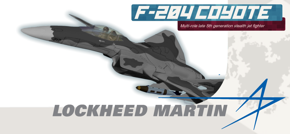Lockheed Martin's F-204 Coyote Is A Extremely Fast, - Lockheed Martin (1000x464), Png Download