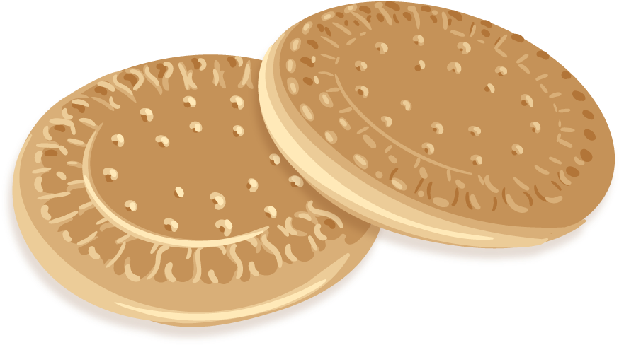Biscuit Clipart Png - Euclidean Vector (881x492), Png Download