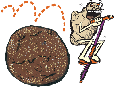 Ginger Jump-up - Chocolate Brownie (400x306), Png Download
