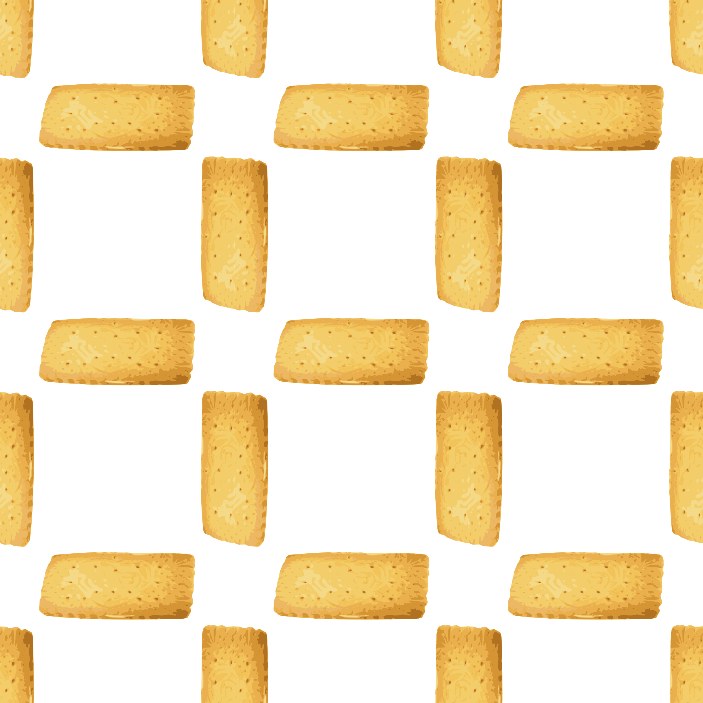 This Free Icons Png Design Of Biscuit-seamless Pattern (2400x2400), Png Download