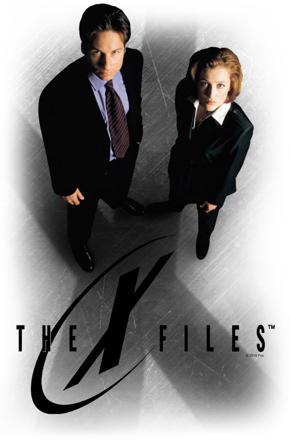 X Files X Marks The Spot Men's V Neck T Shirt - Neckline (394x600), Png Download
