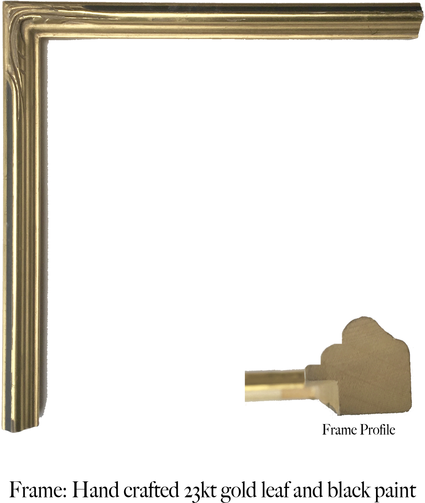 Hand Carved Gold Gilded Frame For Fine Art Prints - Key (2048x2048), Png Download