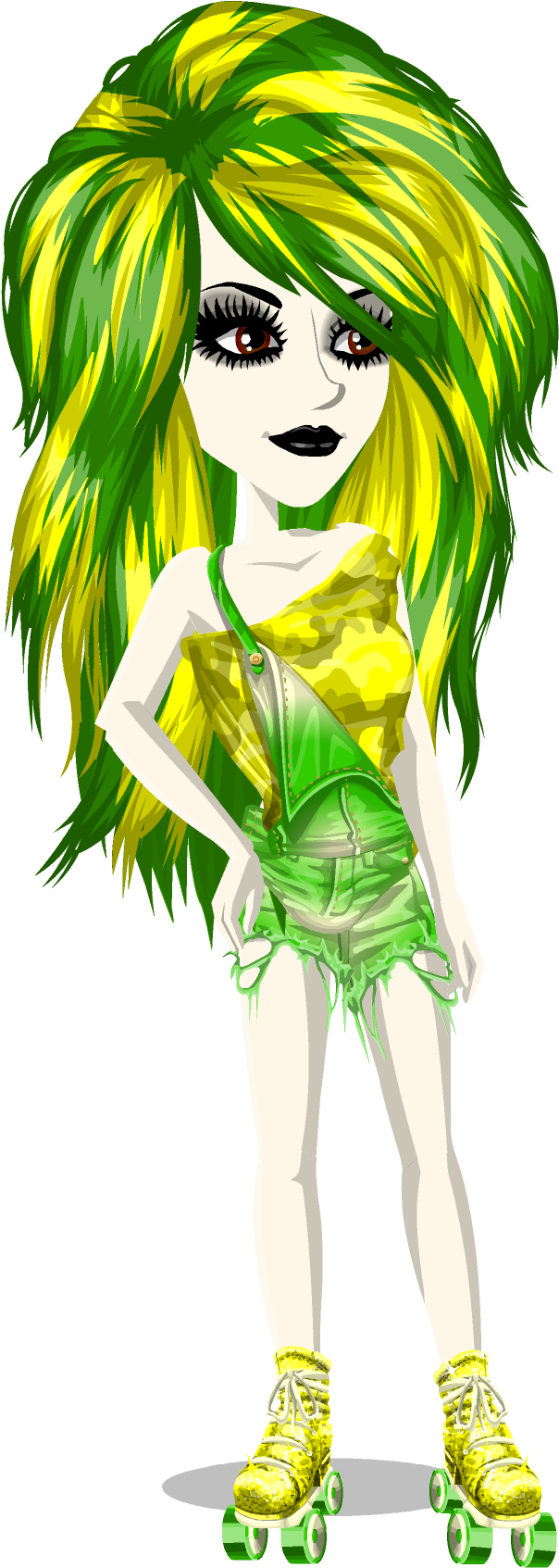 Msp Glaze Equestria Girls - Moviestarplanet (629x1700), Png Download