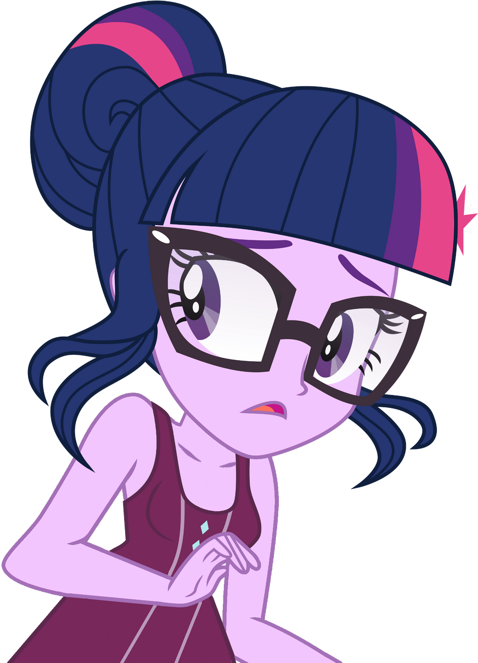 Edit, Equestria Girls, Friendship Games, Glasses, Safe, - Twilight Equestria Girls 3 (1000x1350), Png Download