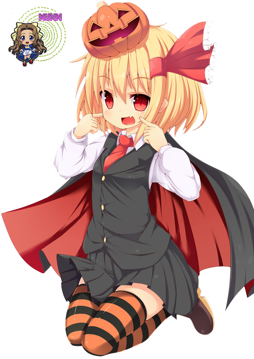 Resultado De Imagen Para Anime Halloween Render Anime - Halloween Anime Girl Transparent (500x707), Png Download