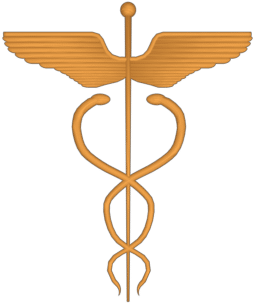 Medicine Themed Video Element With Rod Of Asclepius - Caduceus Art (640x360), Png Download