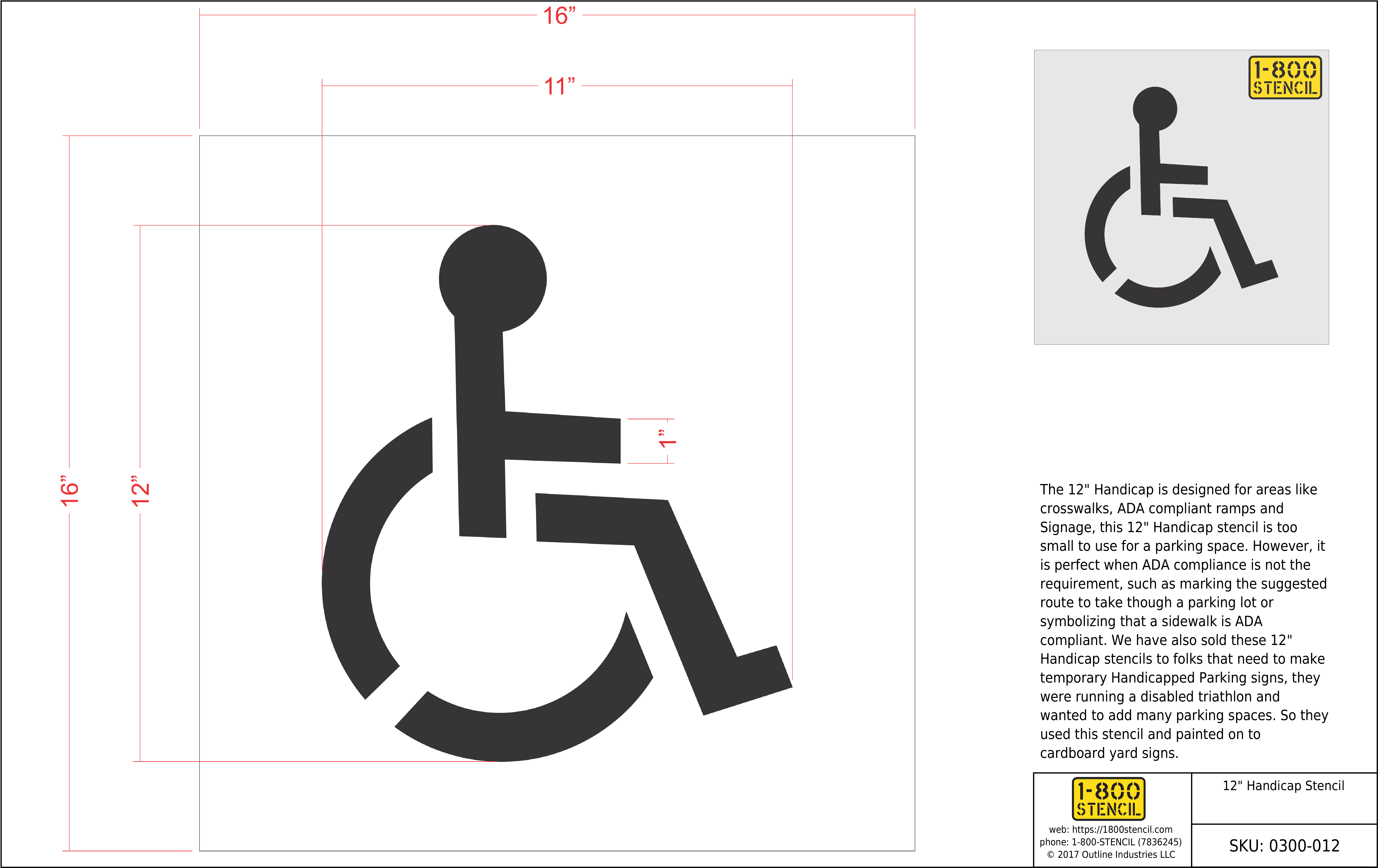 Country Of Origin - Wheelchair Sign (6803x4394), Png Download