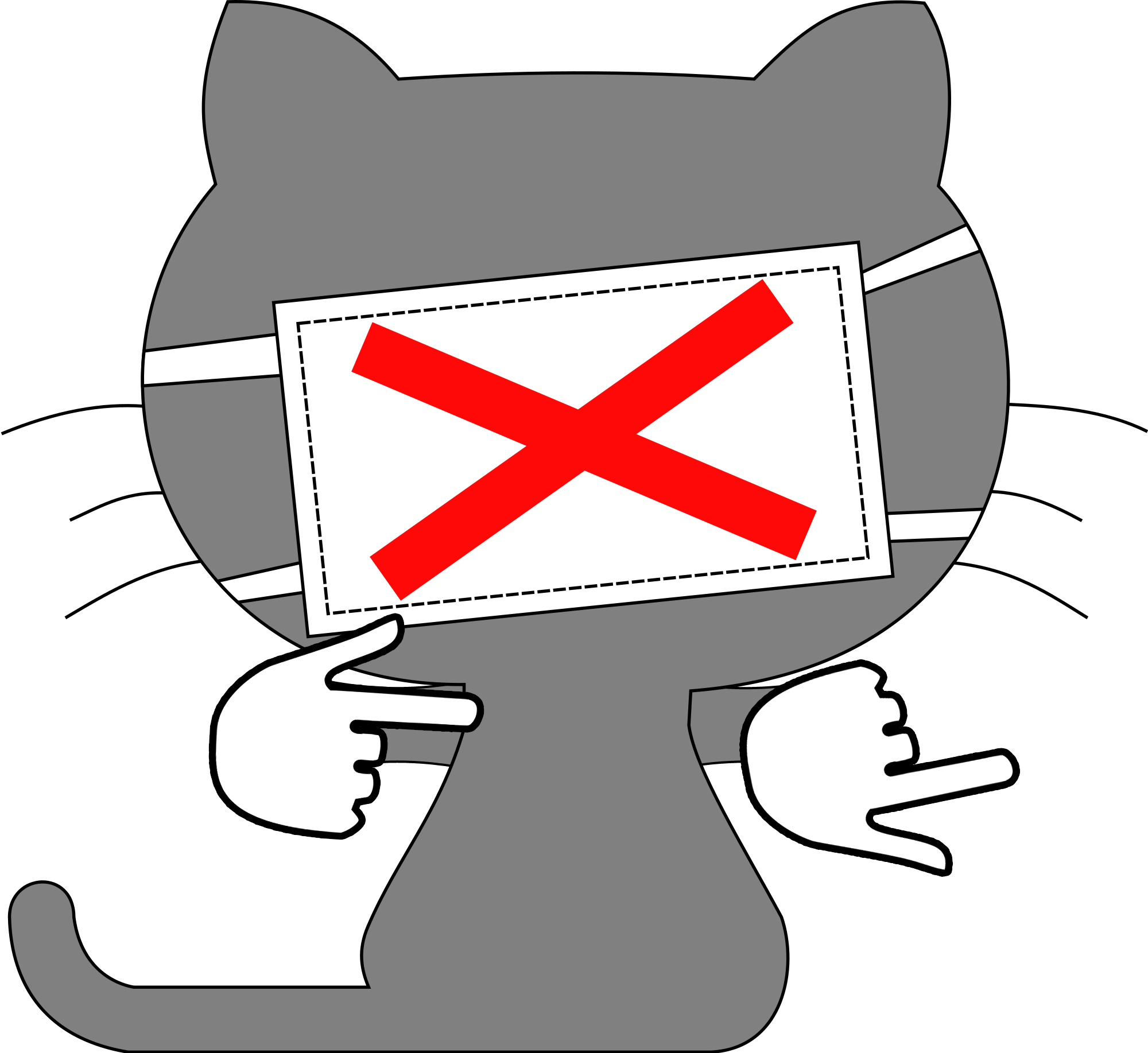Screw You Cat - Wikipedia (2000x1835), Png Download