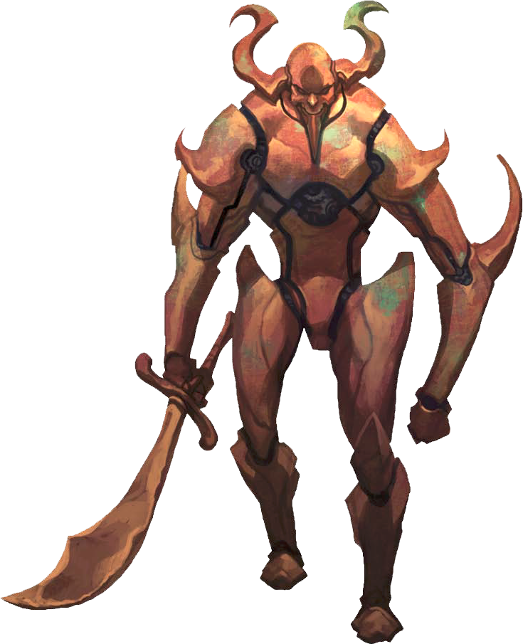 Golem%2c - Brass - 02 - Brass Golem Png (735x905), Png Download