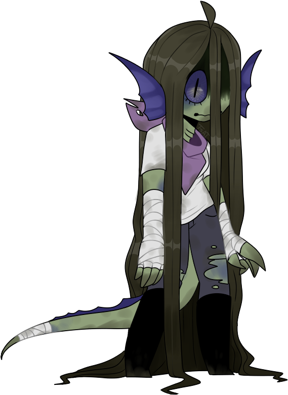 A Monster Slinks Out Of A Nearby Swamp Only To Utter - Art (618x800), Png Download