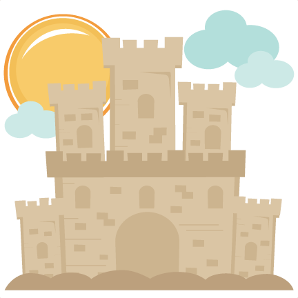 Svg Free Download Cutting File For Scrapbooking Beach - Sand Castle Clipart Transparent (432x432), Png Download