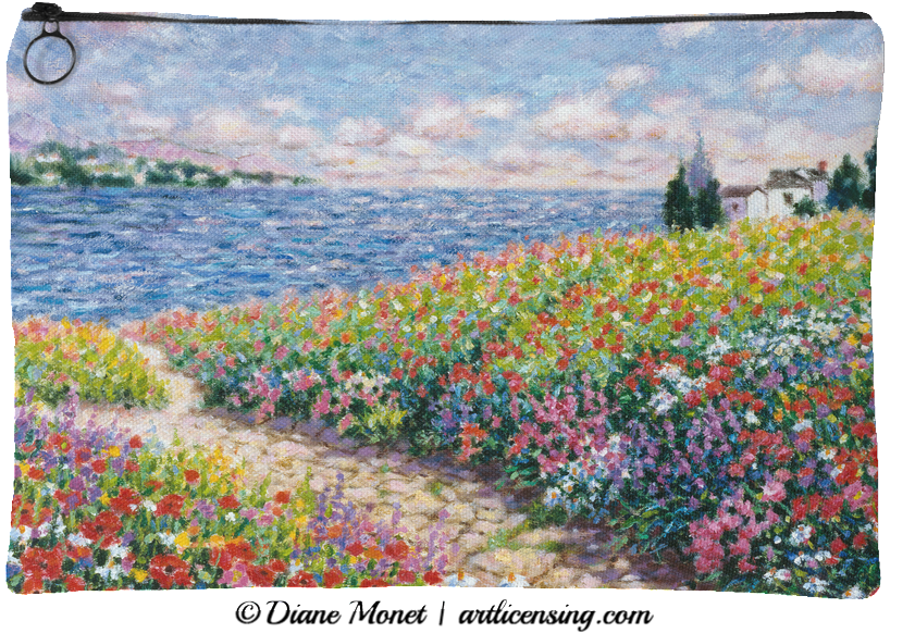Diane Monet Path To The Beach Pouch - Trademark Art Path To The Beach' Gallery Wrapped Canvas (1024x1024), Png Download