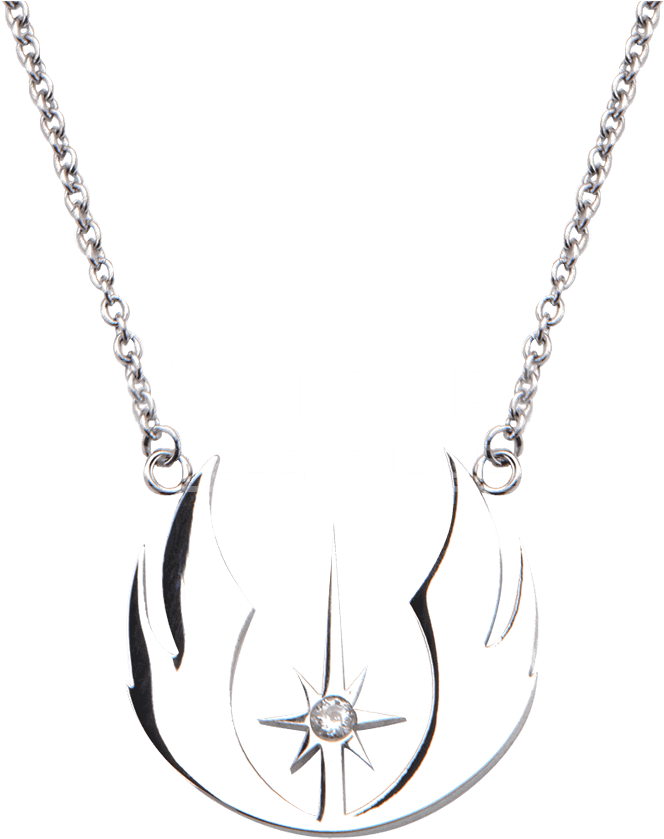 Png Black And White Library Order Necklace So By Medieval - Jedi Order Crystal Necklace (850x850), Png Download