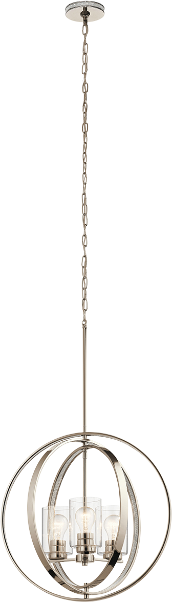 Loading Zoom - Kichler Pendant Light 34835 Angelica 20-in Polished (1200x1200), Png Download