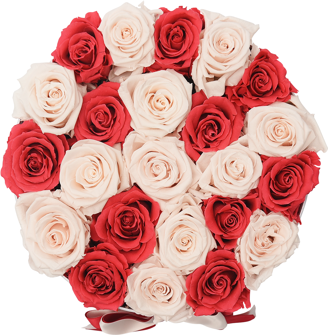 Orb Deluxe Pink And Light Pink Checkered Roses - Rose (2000x2000), Png Download