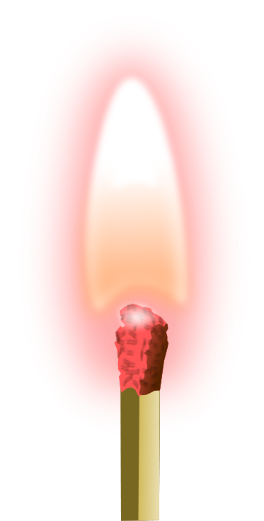 Matches Clipart Flame - Clip Art (566x800), Png Download