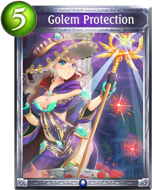 Golem Protection Shadowverse (536x698), Png Download
